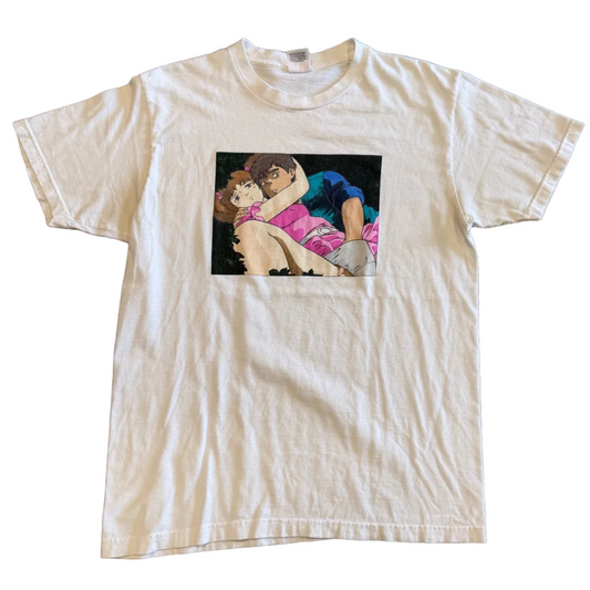 USED Supreme Toshio Maeda Overfiend Date Tee White