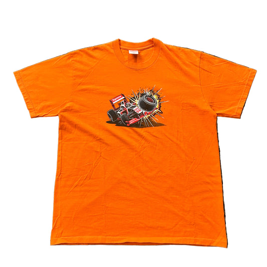 USED Supreme Orange Racer Tee