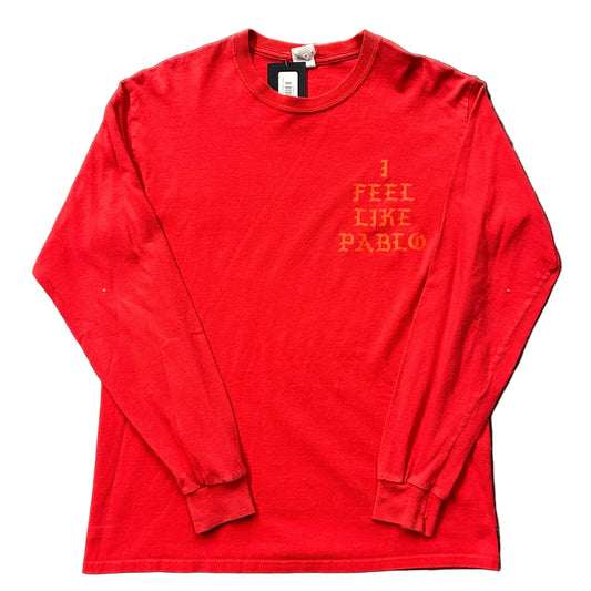 USED Kanye West Pablo LS Red