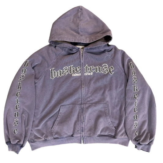 Basketcase Gallery Plaque Thermal Lined Hoodie Navy