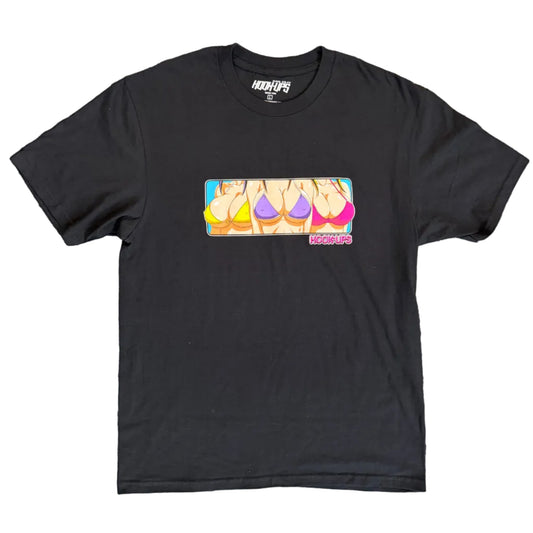 Vintage Hook-Ups 6-Pack Tee Black