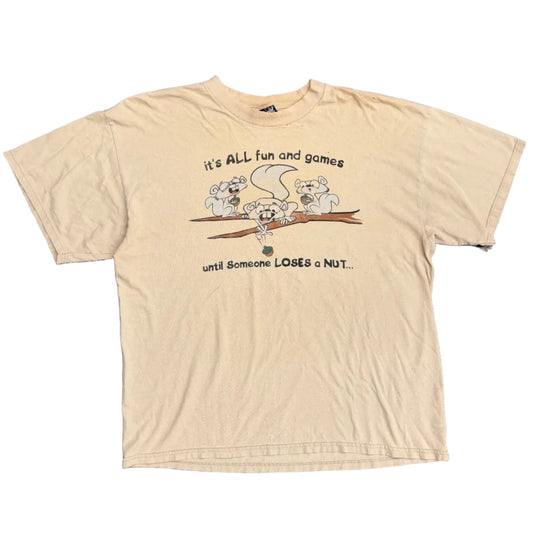 Vintage Looses A Nut Tee Tan