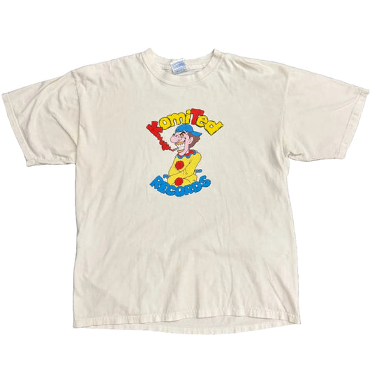Vintage Komited Records Tee White