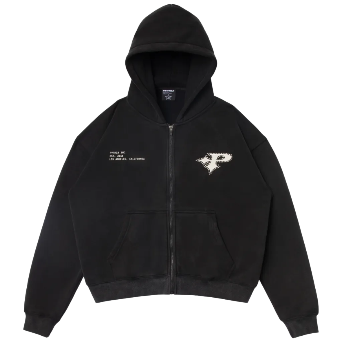 Pythia Studded Logo Hoodie