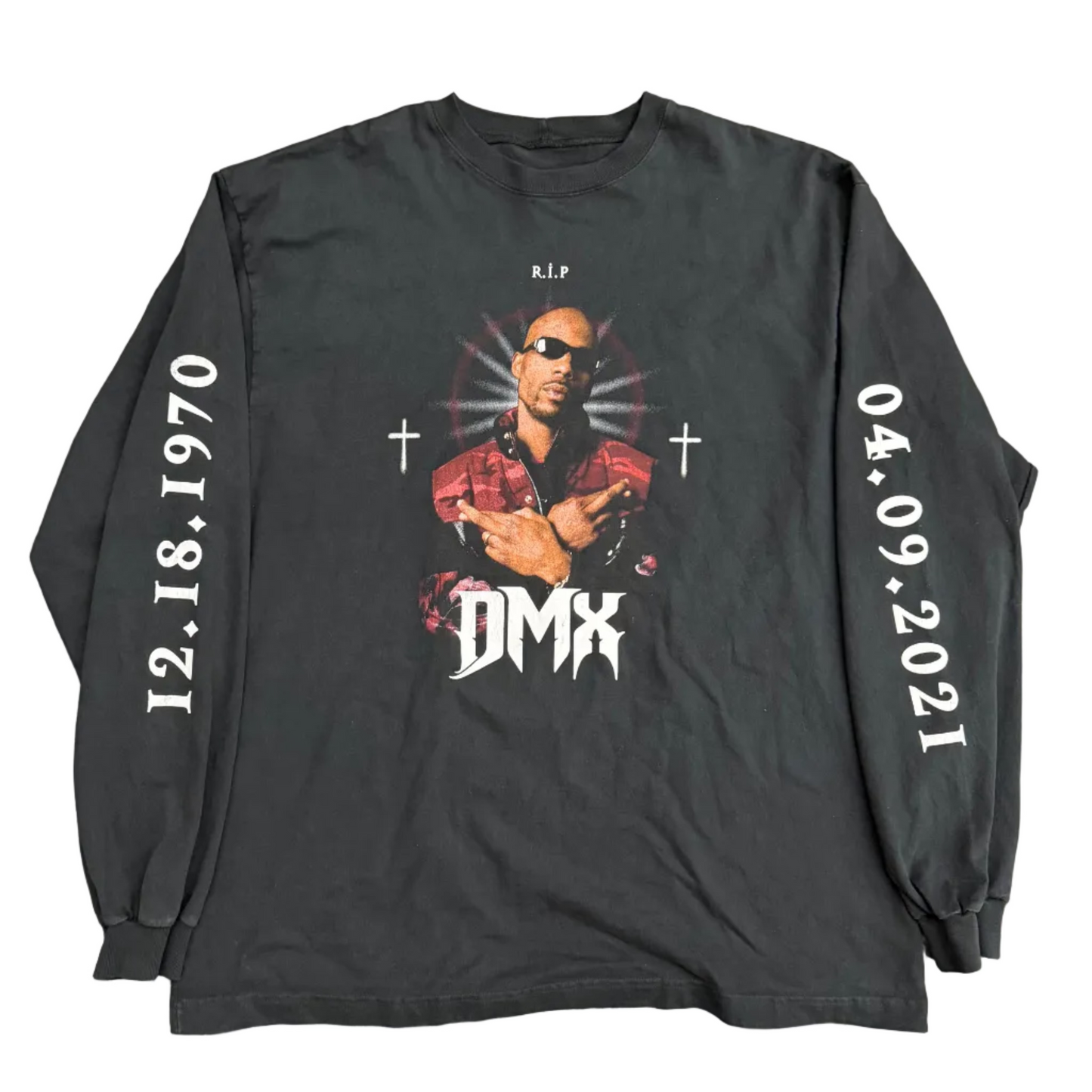 USED Balenciaga x Yeezy DMX, A Tribute Longsleeve Tee Black