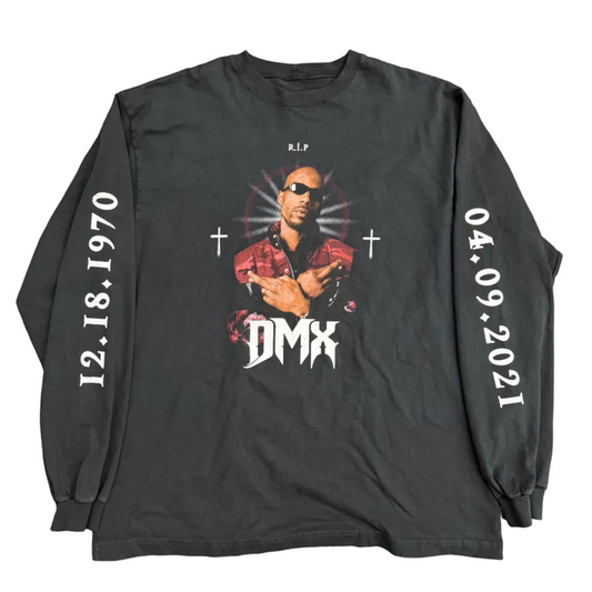 USED Balenciaga x Yeezy DMX, A Tribute Longsleeve Tee Black