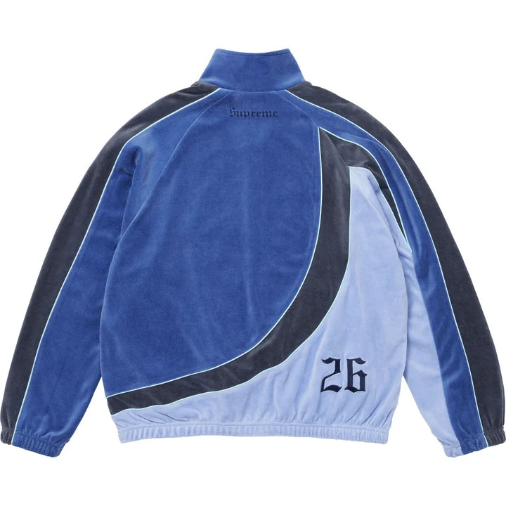 Supreme FW26 Umbro Velour Track Jacket Blue