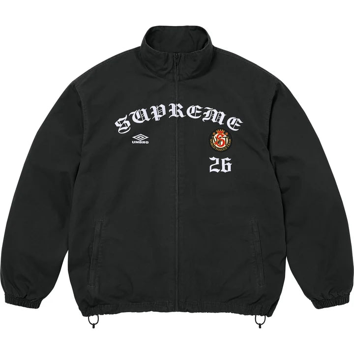 Supreme FW26 Umbro Cotton Ripstop Track Jacket Black
