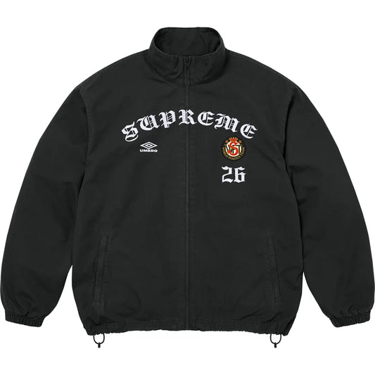 Supreme FW26 Umbro Cotton Ripstop Track Jacket Black