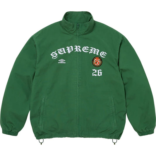 Supreme FW26 Umbro Cotton Ripstop Track Jacket Green