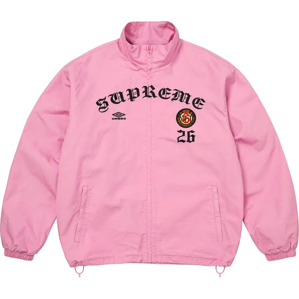 Supreme FW26 Umbro Cotton Ripstop Track Jacket Pink