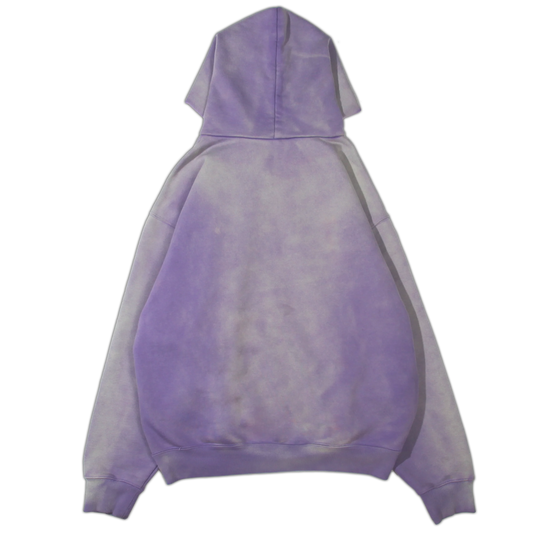 Grounded Blanks Sun Faded Hoodie Purple