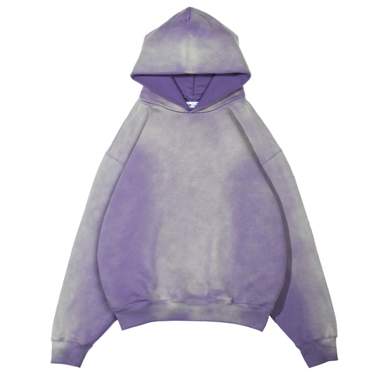 Grounded Blanks Sun Faded Hoodie Purple