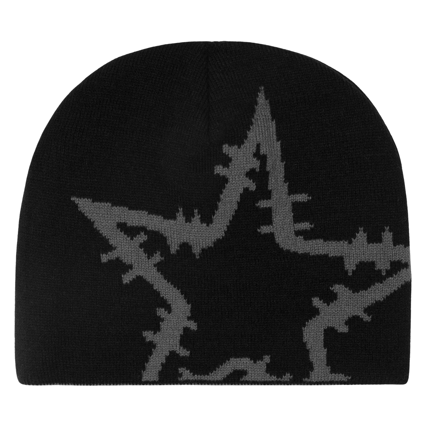 REVERSIBLE BEANIE - GREY/BLACK