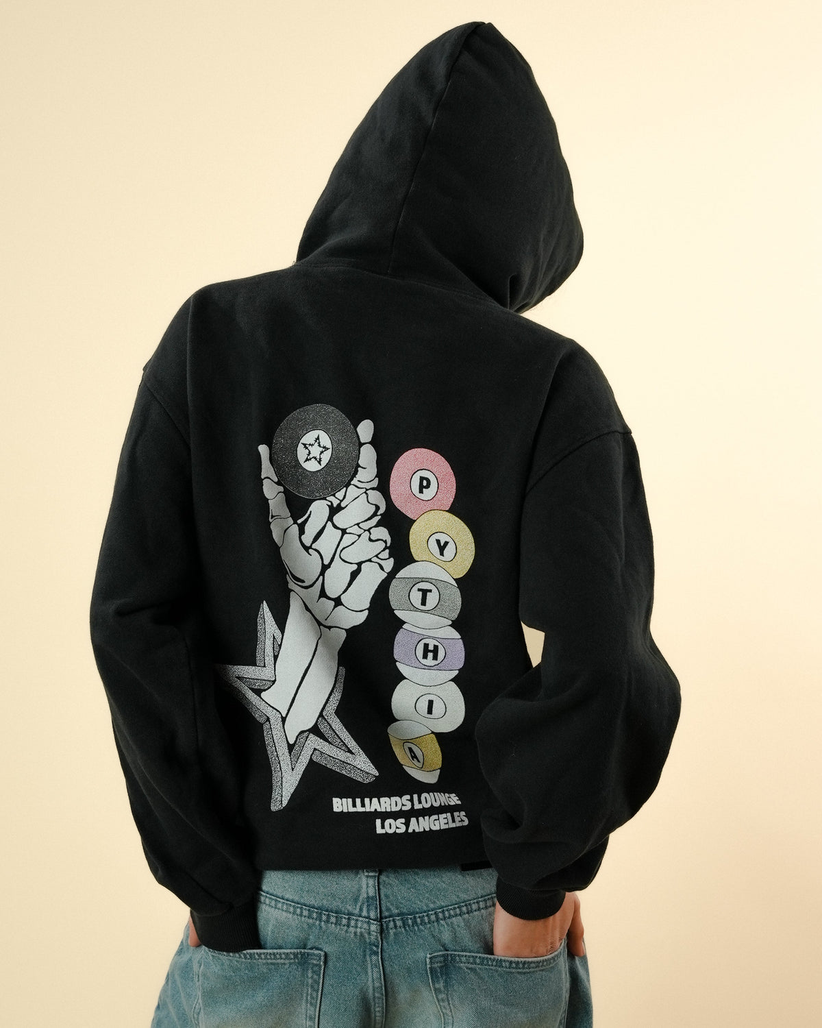 BILLIARDS HOODIE - BLACK