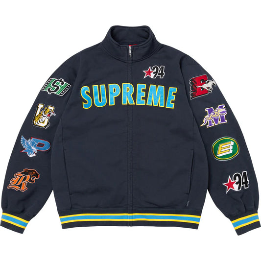 Mascots Zip Up Sweatshirt Navy