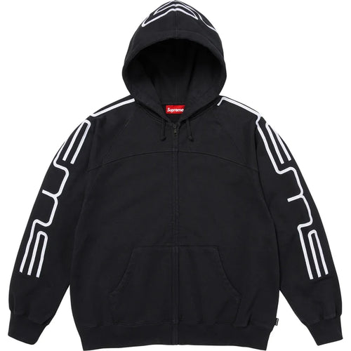Supreme FW26 Connect Zip Up Hooded Sweatshirt Black