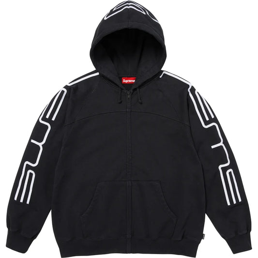 Supreme FW26 Connect Zip Up Hooded Sweatshirt Black