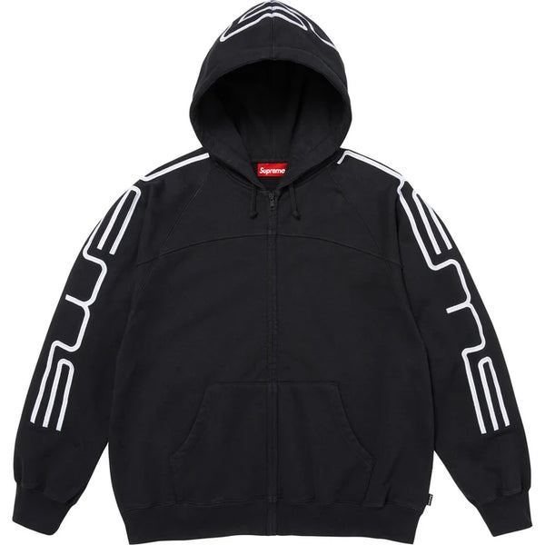 Supreme FW26 Connect Zip Up Hooded Sweatshirt Black