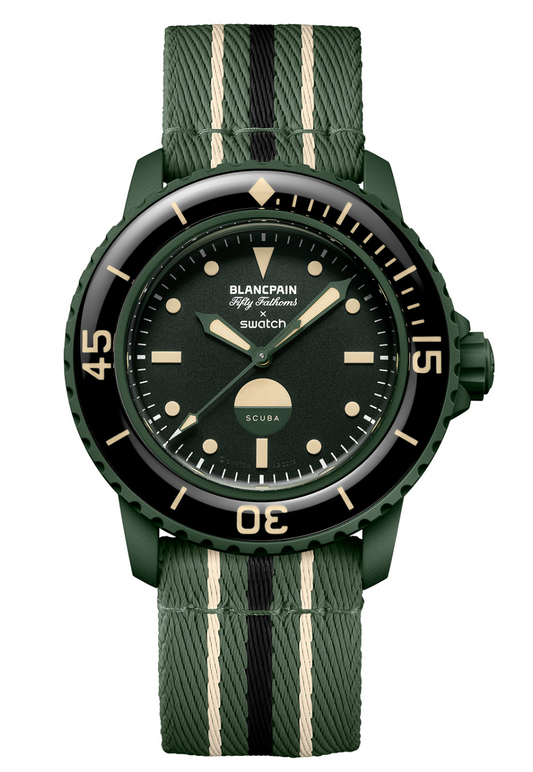 Blancpain x Swatch Scuba Fifty Fathoms Green Abyss