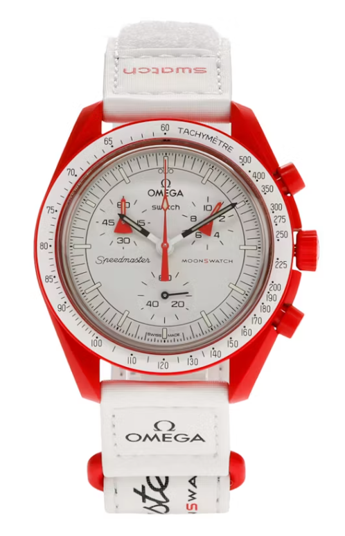 Swatch x Omega Bioceramic Moonswatch Mission to Mars