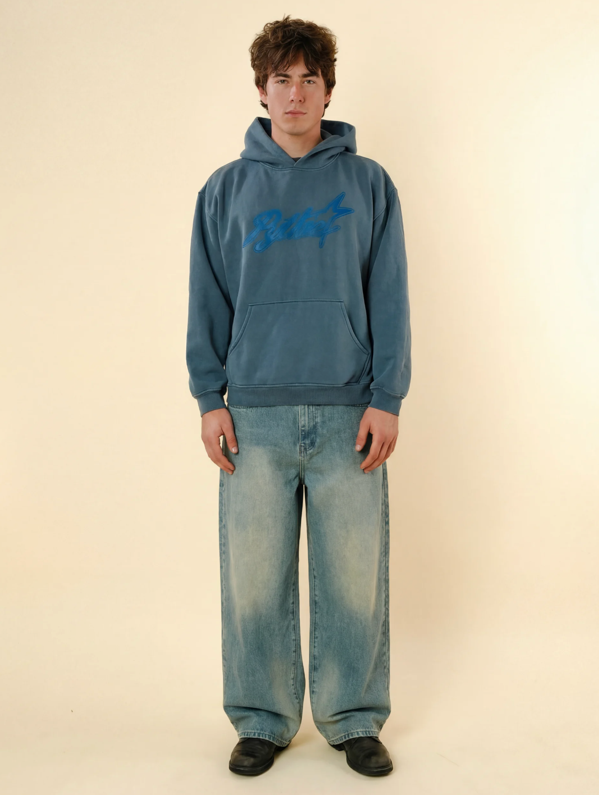 BAGGY TINTED DENIM - LIGHT WASH