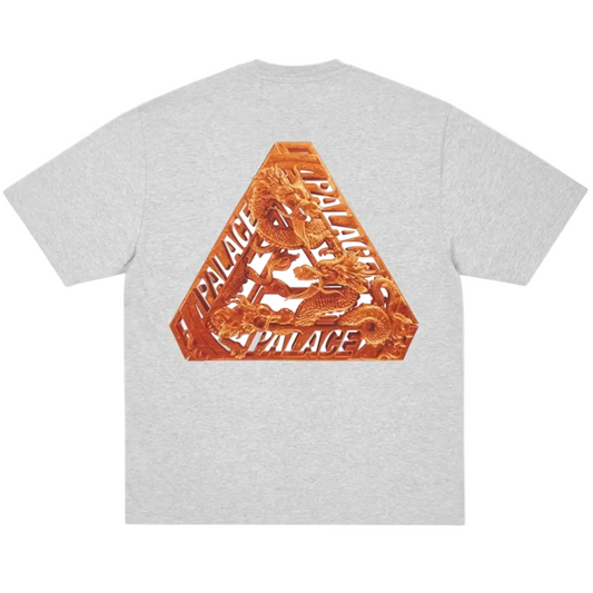 Palace Hong Kong Exclusive Dragon Tri-Ferg Tee Grey