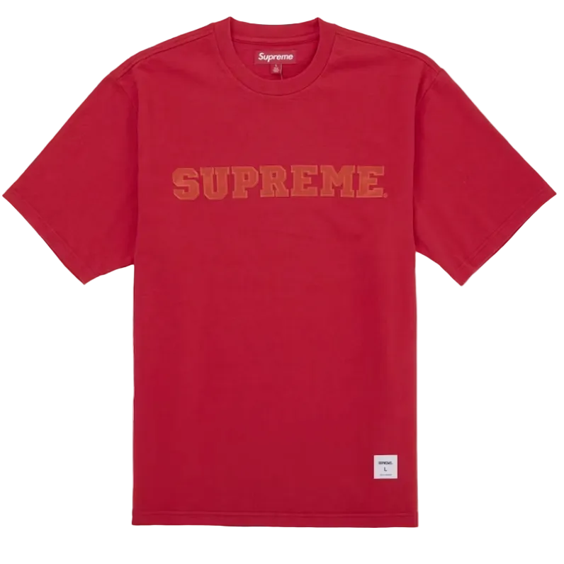 Supreme Collegiate Appliqué S/S Top Red