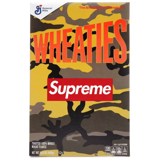 Supreme Wheaties Orange Camo