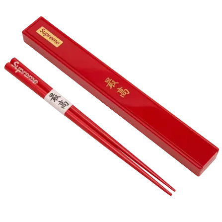 Supreme Chopsticks Set Red