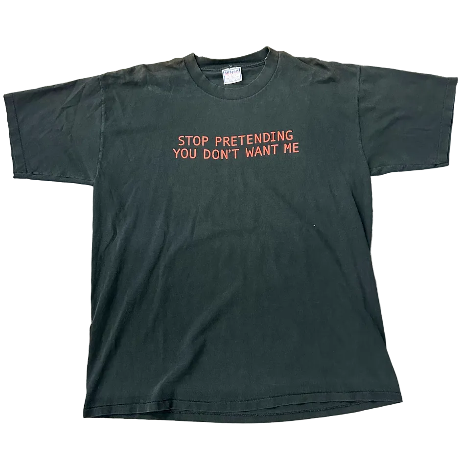 Vintage Want Me Tee Black