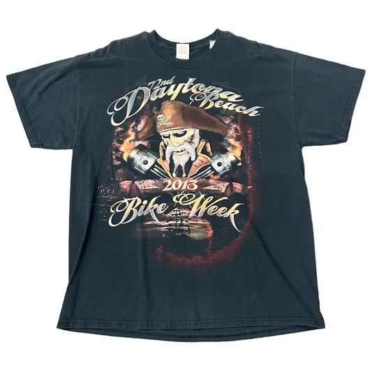 Vintage 2013 Daytona Beach Bike Week Black Tee