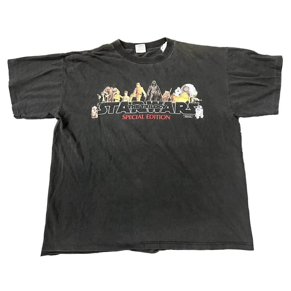 Vintage Star Wars Trilogy Tee Black