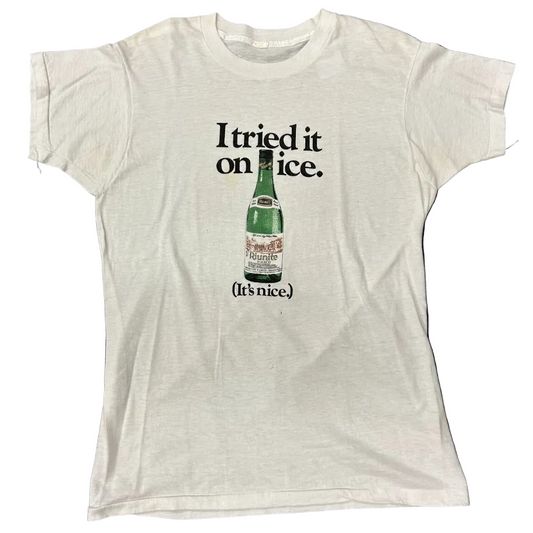 Vintage Tried On Ice Tee White