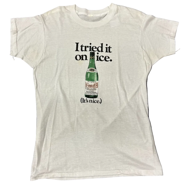 Vintage Tried On Ice Tee White