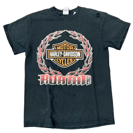 Vintage Harley Davidson Roatan Tee Black