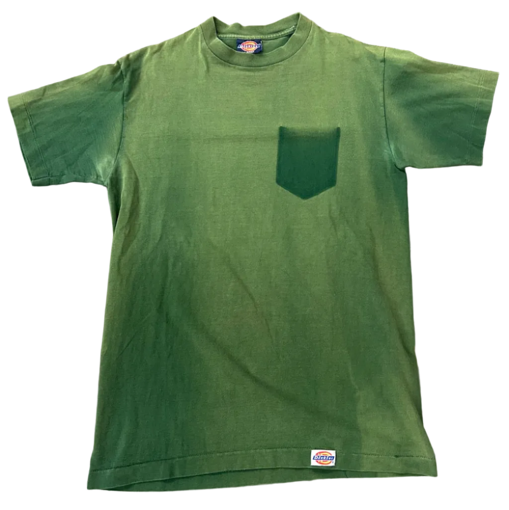 Vintage Dickies Ghost Pocket Tee Green