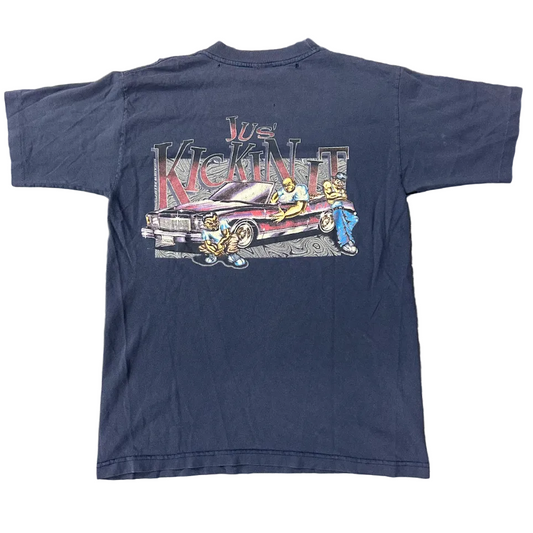 Vintage Kickin It Tee Navy