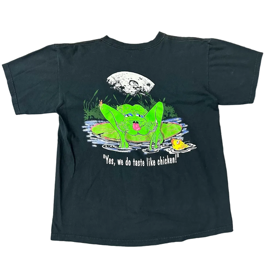 Vintage Taste Like Chicken Tee Black