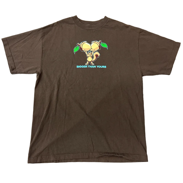 Vintage Bigger Than Yours Tee Brown