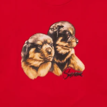 Supreme FW26 Puppies Tee Red