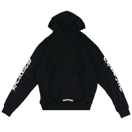 Chrome Hearts Vertical Logo Zip-Up Thermal Lined Hoodie
