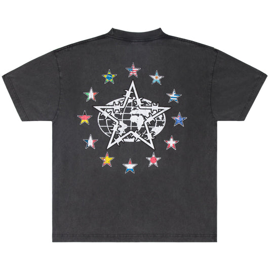 WORLD CUP TEE - WASHED BLACK