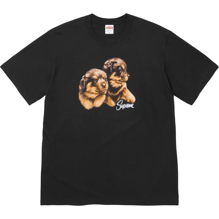 Supreme FW26 Puppies Tee Black