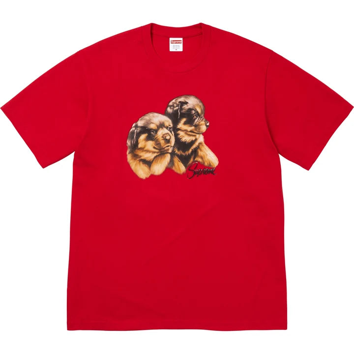 Supreme FW26 Puppies Tee Red