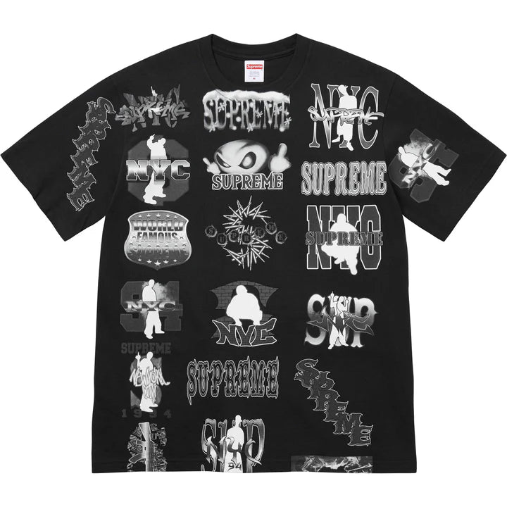 Supreme SS26 Flash Tee Black
