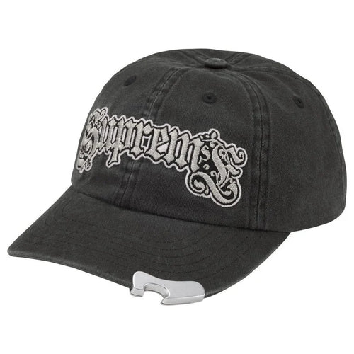 Supreme FW26 Bottle Opener 6-Panel Hat Black
