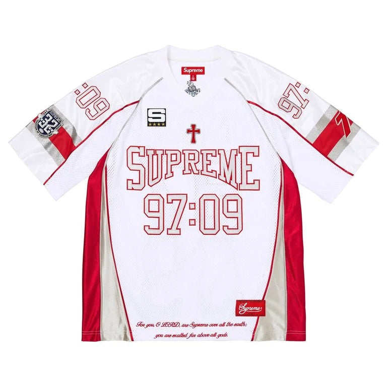 Supreme FW26 Disciples Football Jersey White