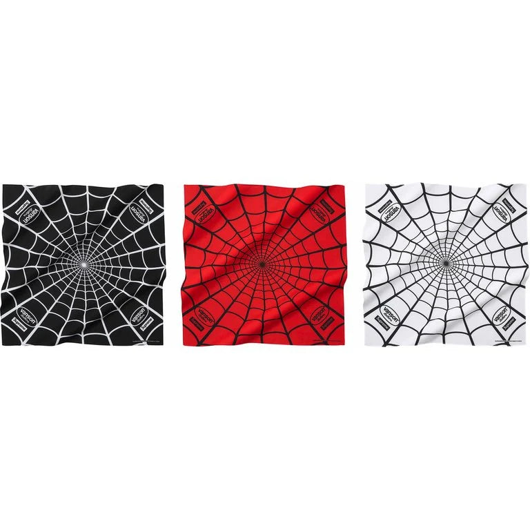 Supreme Vanson Leathers Spider-Man Bandana Black – The Drop